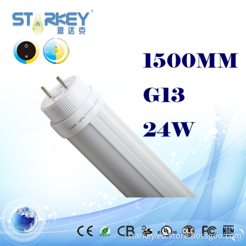 T8 24W 1500mm Dimmable LED Tube Light with CE, RoHS